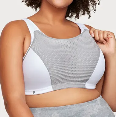 1166 Glamorise - Custom Control Sports Bra BACK